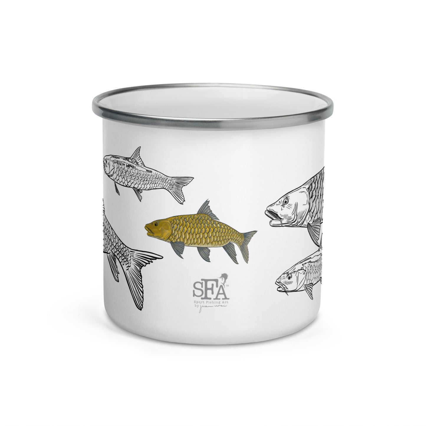 Mahseer Enamel Mug