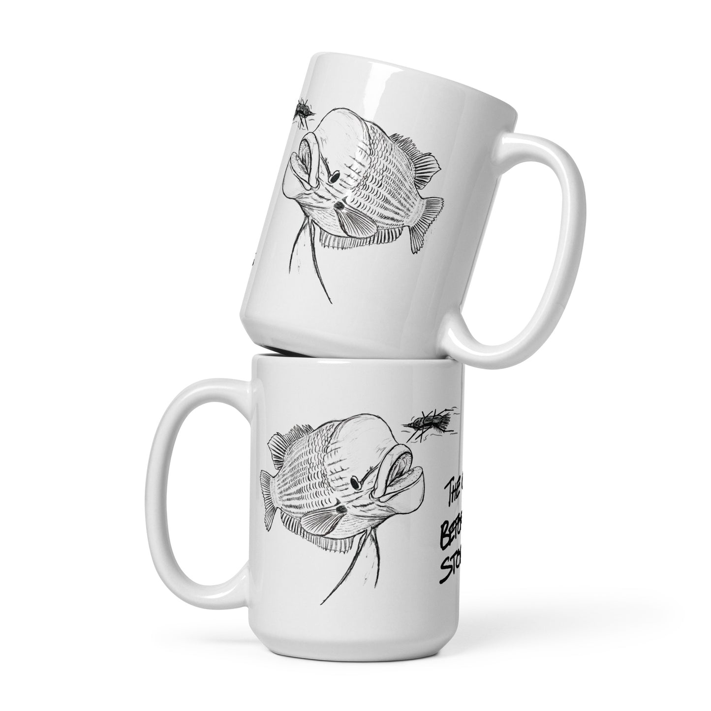 Giant Gourami sketch mug